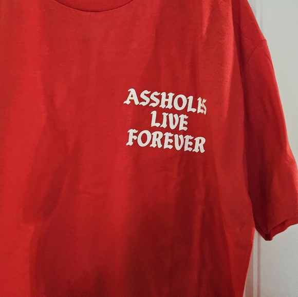 NWOT Assholes Live Forever Tee XL - Picture 3 of 4
